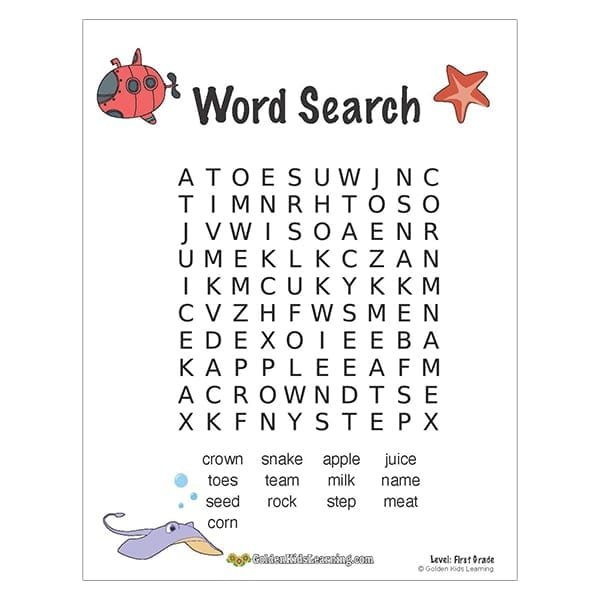 Free Word Search Worksheets For 5th Grade Golden Kids Learning Free 