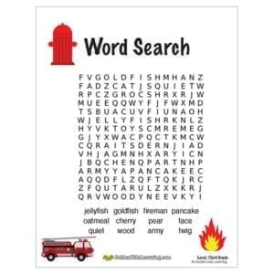 free word search worksheets for 3rd grade golden kids learning