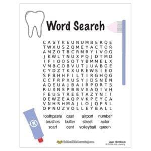 free word search worksheets for 3rd grade golden kids learning