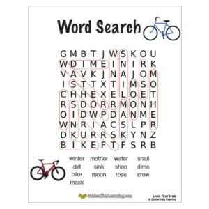 free word search worksheets for 1st grade golden kids