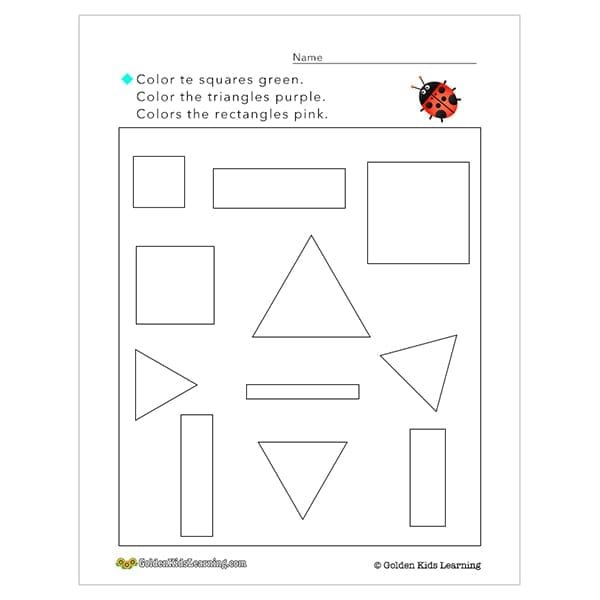 Learn Shapes & Patterns | Free Educational Worksheets - GKL