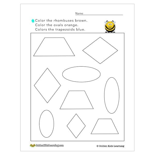 Learn Shapes & Patterns | Free Educational Worksheets - GKL