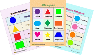 Shapes Learning Charts