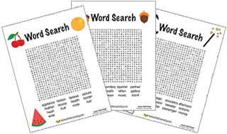 Word Search Grade 5