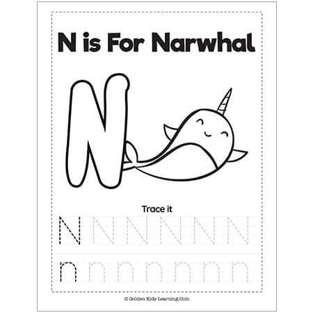 Animal Alphabet - N
