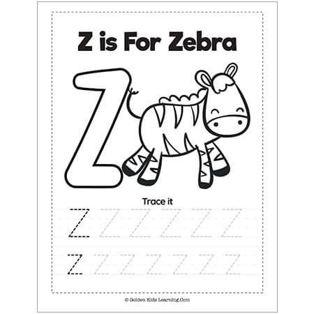 Animal Alphabet - Z