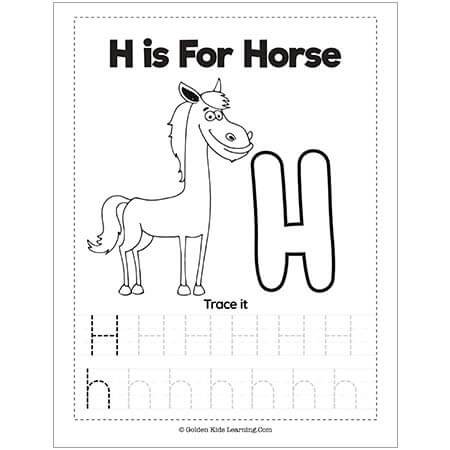 Animal Alphabet - H