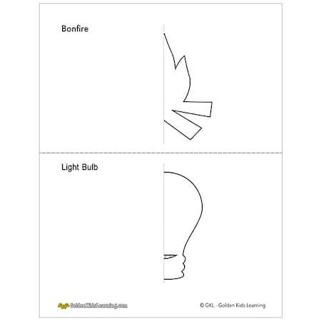 Bonfire & Light Bulb 